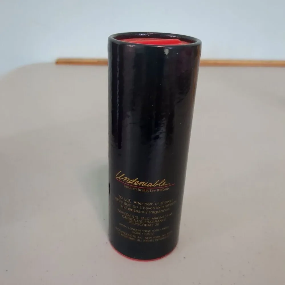 Vintage Avon Undeniable Perfumed Body Talc 3.5 oz. 1990